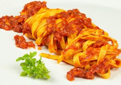 Fettuccine Pomodoro e Basilico