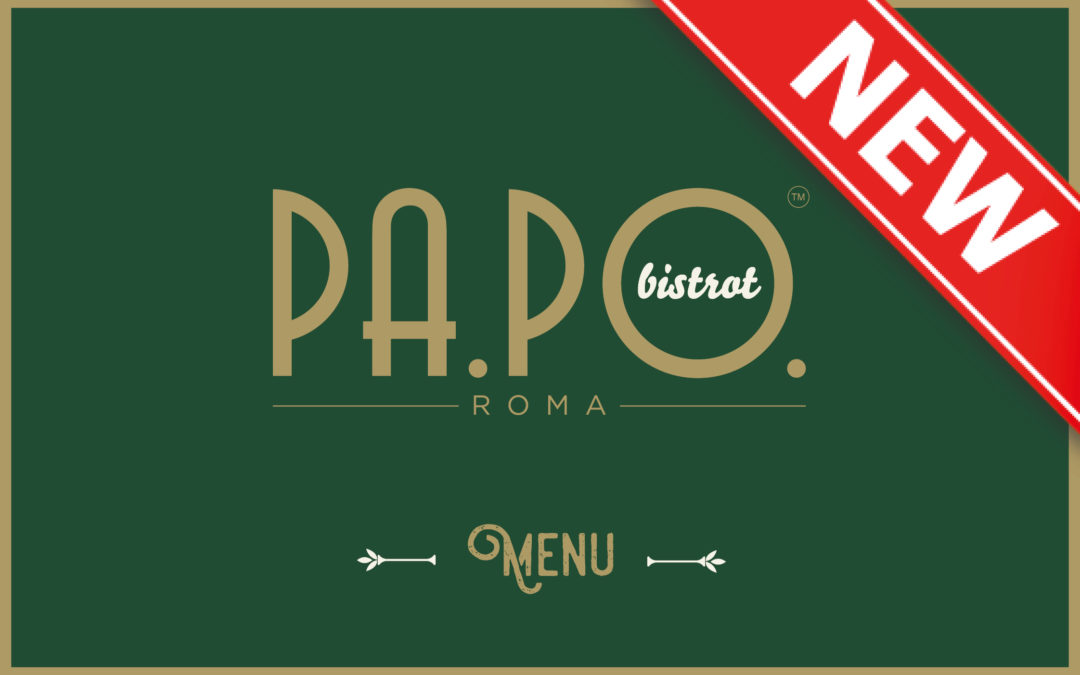 Nuovo Menù Pa.Po. Bistrot